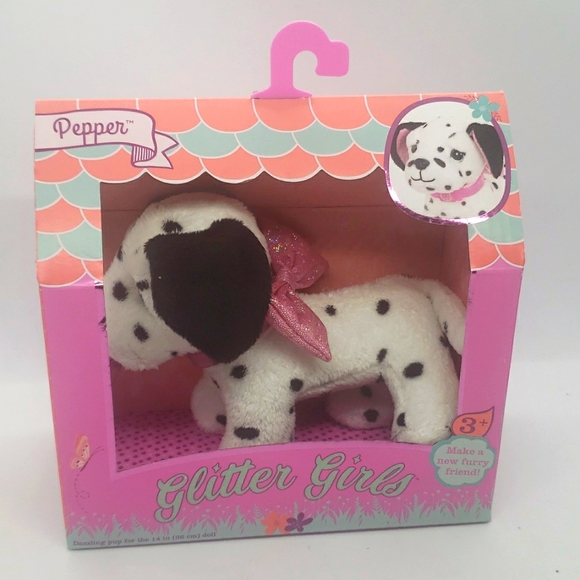 NWT Glitter Girls Pepper Plush Toy Dog for 14" Dolls Cute - Picture 3 of 7